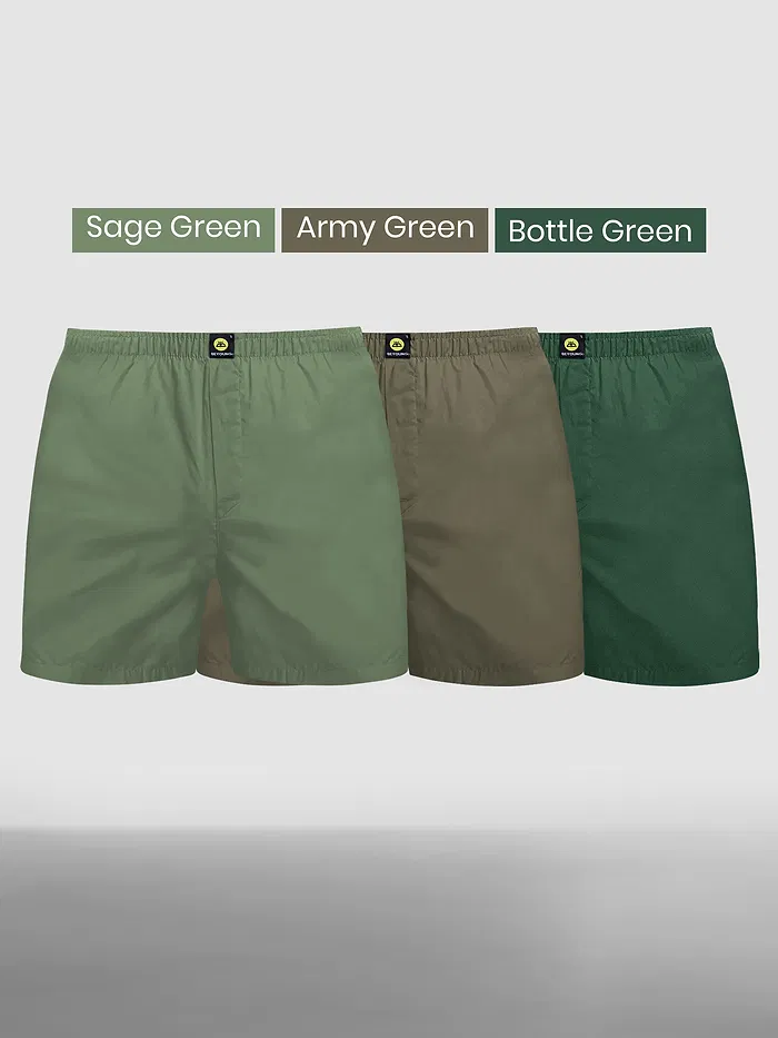 Pick Any 2- Plain Mens Boxers Combo