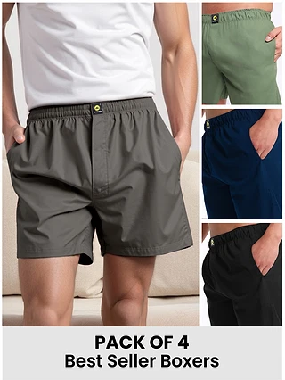 Pack Of 4 - Best Seller Boxers