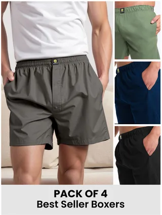 Pack Of 4 - Best Seller Boxers