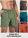 Pack Of 4 - Chill Vibe Boxers