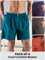Pack Of 4 - Cool Comfort Boxers