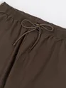 Coffee Brown Cotton Cargo Joggers