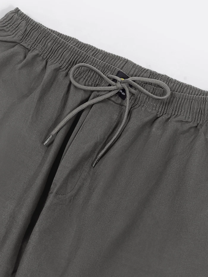 Metal Grey Cotton Cargo Joggers