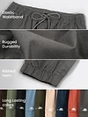 Metal Grey Cotton Cargo Joggers | Beyoung