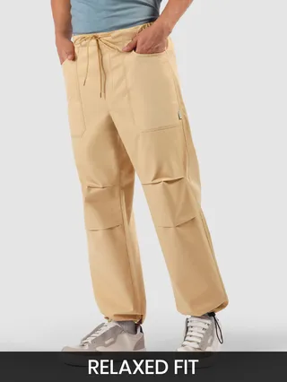 Beige Elasticated Cargo