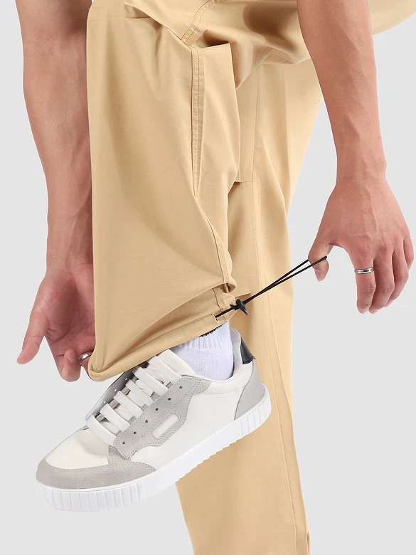 Beige Elasticated Cargo