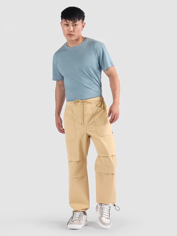 Beige Elasticated Cargo