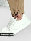 Beige Statement Cargo Pants