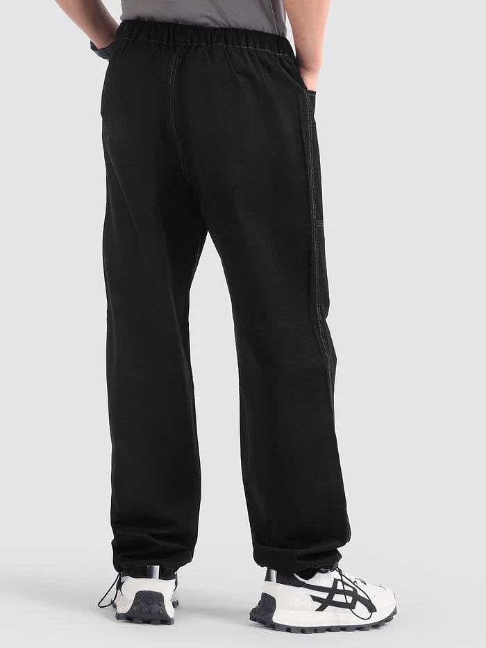 Black Elasticated Cargo