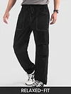 Black Elasticated Cargo
