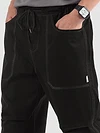 Black Elasticated Cargo