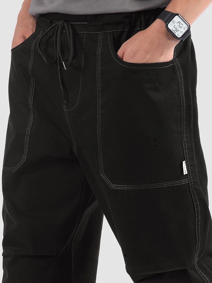 Black Elasticated Cargo