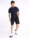 Black Knitted Shorts for Men