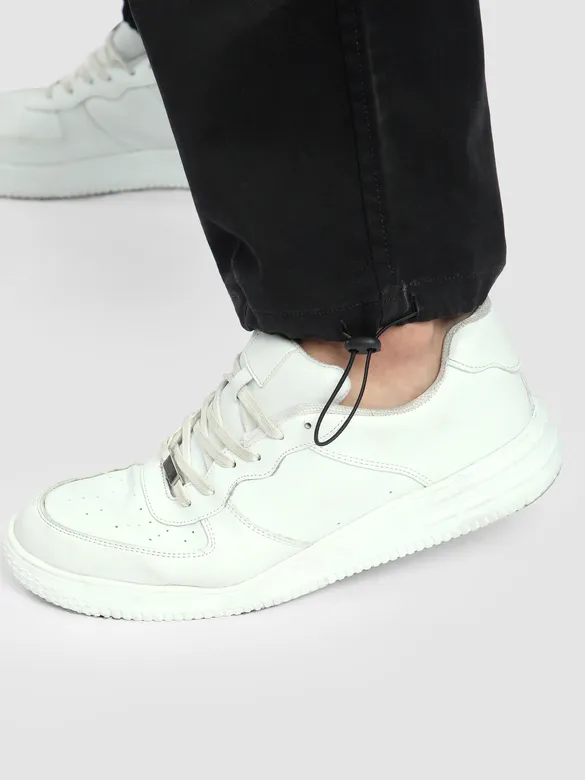 Black Statement Cargo Pants