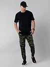 Camouflage Green Cargo Men Jogger Pants