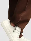 Chocolate Brown Statement Cargo Pants