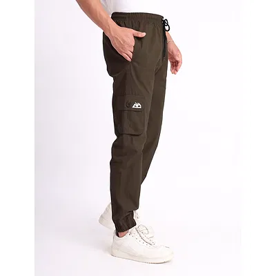 Coffee Brown Cargo Mens Jogger Pants