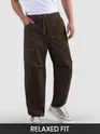 Coffee Brown Elasticated Cargo