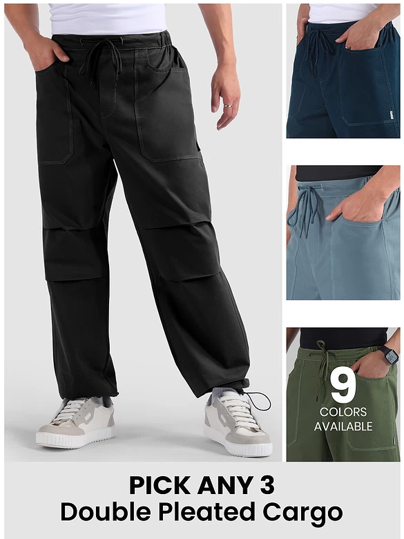 Pick Any 3 - Elasticated Cargo Combo
