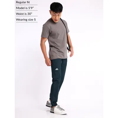 Dark Blue Cargo Mens Jogger Pants