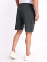 Dark Grey Knitted Shorts for Men