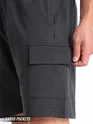 Dark Grey Knitted Shorts for Men