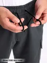 Dark Grey Knitted Shorts for Men