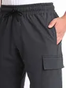 Dark Grey Knitted Shorts for Men