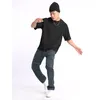 Ice Blue Grey Cargo Pants for Men