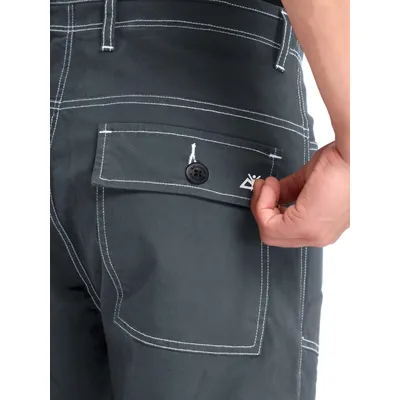 Ice Blue Grey Cargo Pants for Men