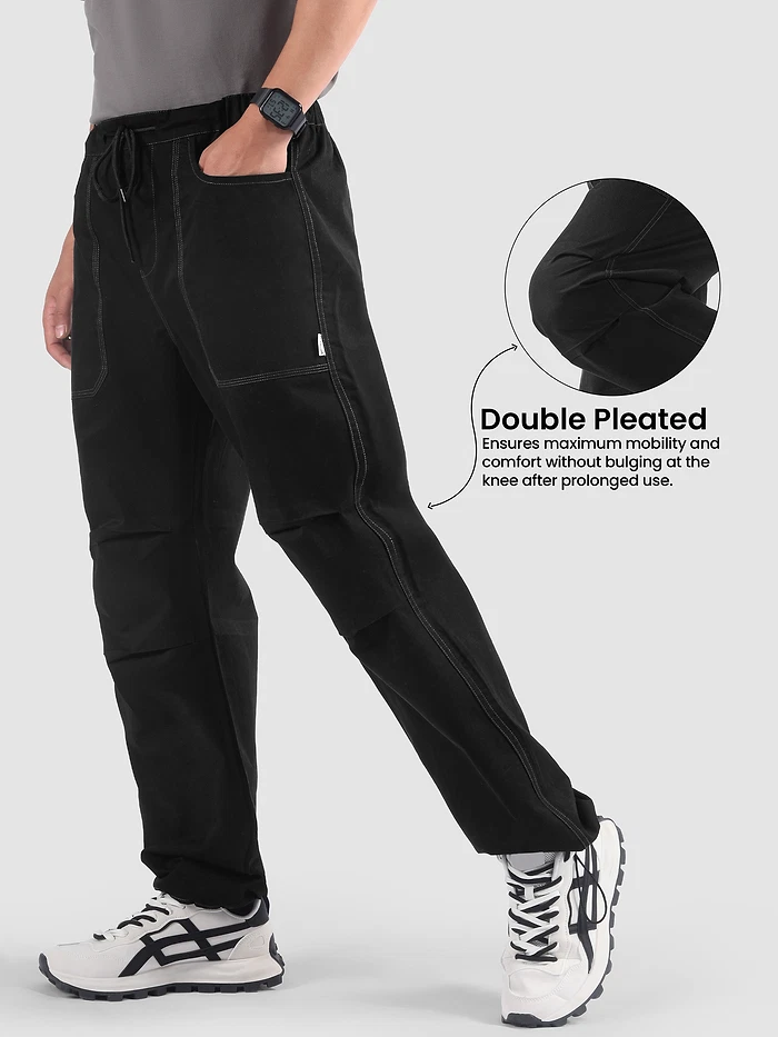 Black Elasticated Cargo