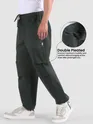 Metal Grey Elasticated Cargo