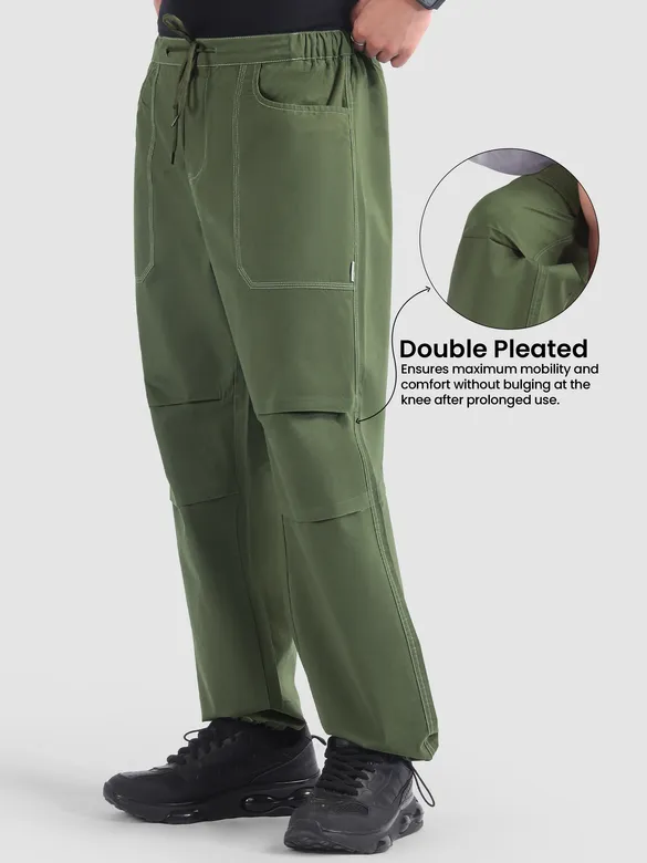 Sage Green Elasticated Cargo
