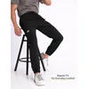 Jet Black Cargo Mens Jogger Pants