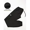 Jet Black Cargo Mens Jogger Pants