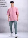 Light Blue Cargo Jogger Pants for Men