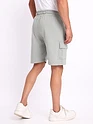 Light Grey Knitted Shorts for Men
