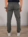 Metal Grey Cargo Men Jogger Pants