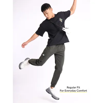 Metal Grey Cargo Mens Jogger Pants