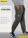 Metal Grey Cargo Men Jogger Pants