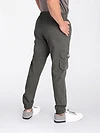 Metal Grey Cotton Cargo Joggers