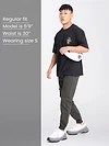 Metal Grey Cotton Cargo Joggers
