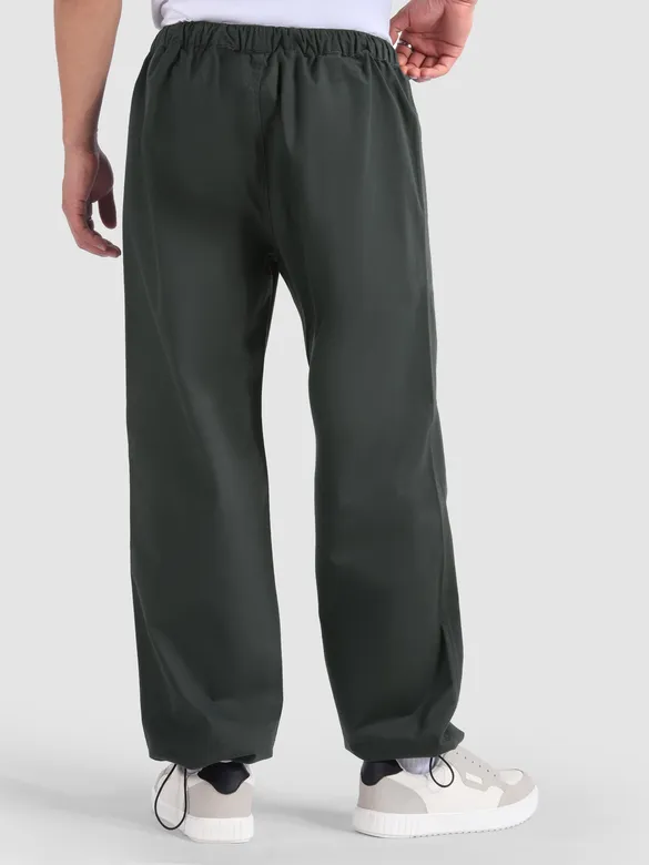 Metal Grey Elasticated Cargo