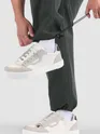 Metal Grey Elasticated Cargo