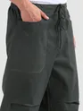 Metal Grey Elasticated Cargo