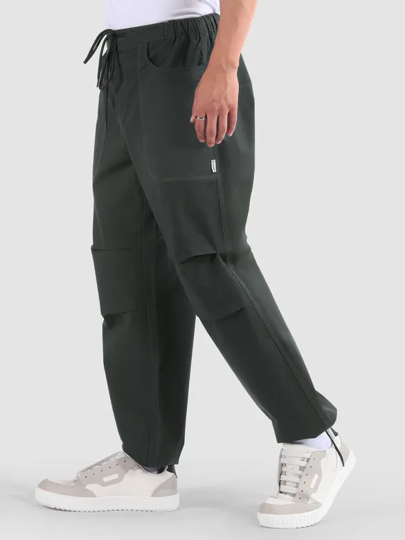 Metal Grey Elasticated Cargo
