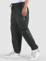 Metal Grey Elasticated Cargo