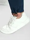 Navy Blue Statement Cargo Pants