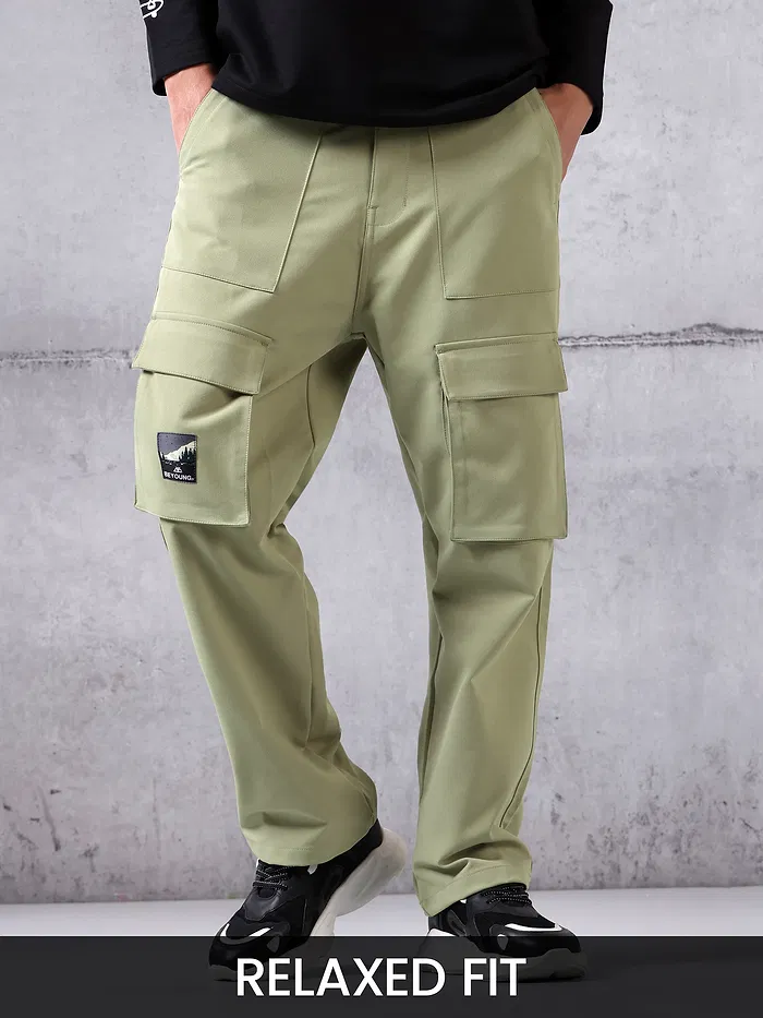 mens casual cargo pants, 