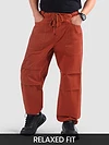 Rust Brown Elasticated Cargo